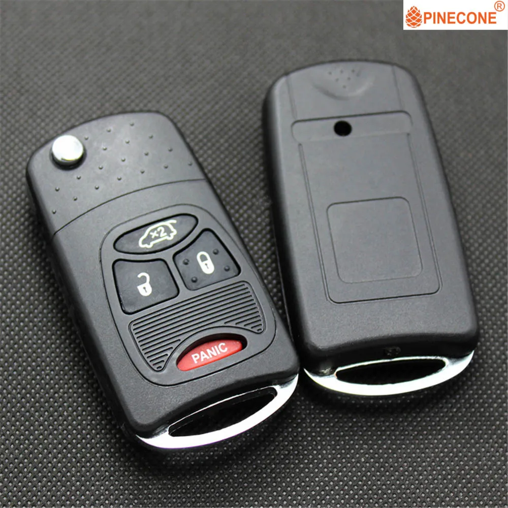PINECONE для Chrysler 200 300 300c PT Cruiser Sebring Dodge Avenger зарядное устройство Jeep Commander 3+ 1 кнопка модифицированный автомобильный брелок