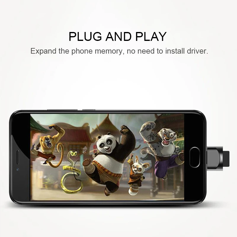 Портативный кардридер USB 2 0 Type C адаптер для карт памяти TF Micro SD OTG устройство