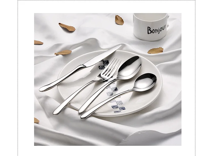 Kityang HONDAR New Style Multi-Component 304 Stainless Steel Knife, Fork And Spoon Tableware Set Steak Knife Manufacturers Direc