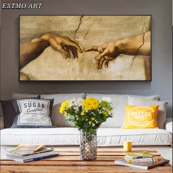 

Poster One Piece Canvas Prints By Michelangelo World Famous Decorative Paintings Reproduction Posters and Prints Home Wall Art