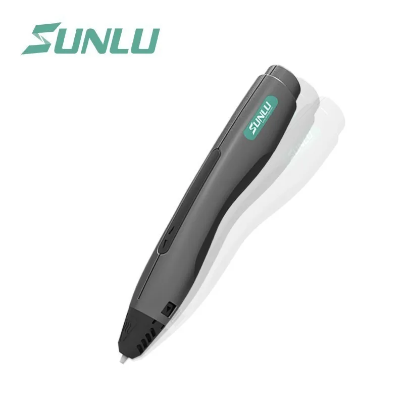 SL-400A-Black Ручка для 3d-печати, 1,75 мм, низкотемпературные PCL нити, 3d ручки для рисования с usb-кабелем, лучшая игрушка для детей - Цвет: SL-400A-Black