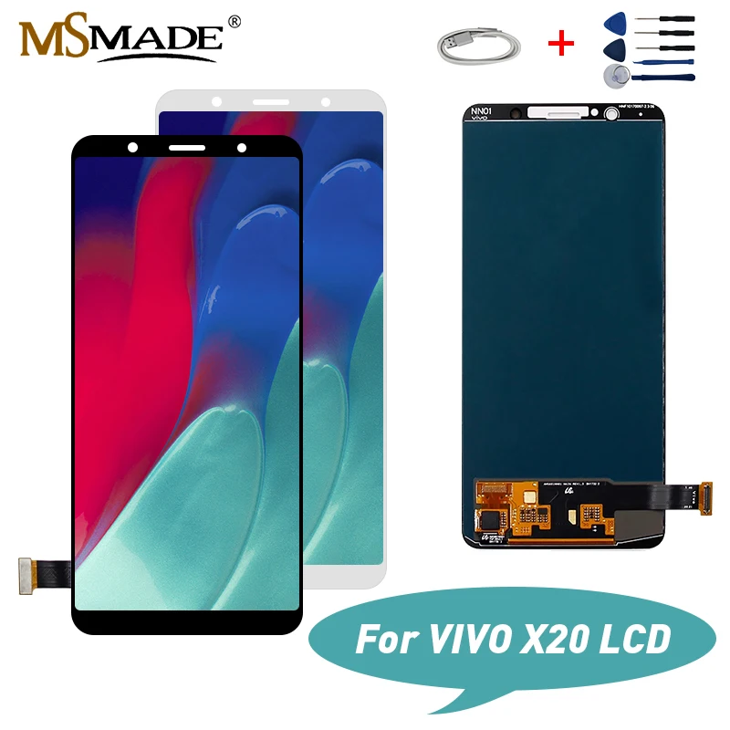 

6.01" Origina For Vivo X20 LCD Touch Screen Digitizer X20 Display Replacement Assembly Parts With Frame 100% Tested AAA Quality