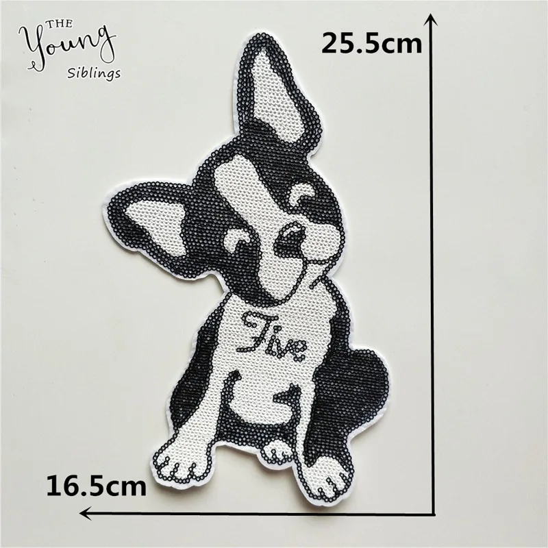 1PCS Модные нашивки с блестками, с героями мультфильмов, железные, без заплаток, с вышивкой, Значки для шитья, сделай сам, декоративные нашивки, аксессуары для одежды, 1~ 10 шт, на продажу - Цвет: 1PCS