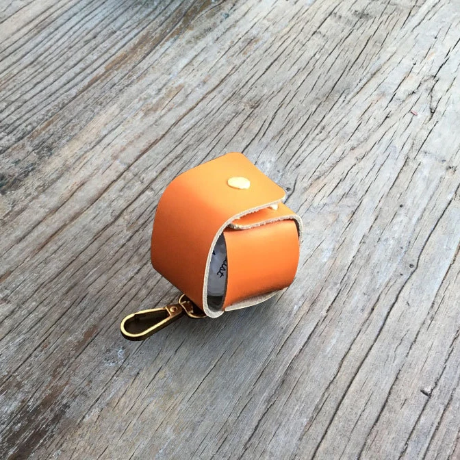 휴대용 골프 공 홀더 허리 파우치 가방, 가죽, 작은 골프 공 가방, 골프 스포츠 액세서리, 1 개