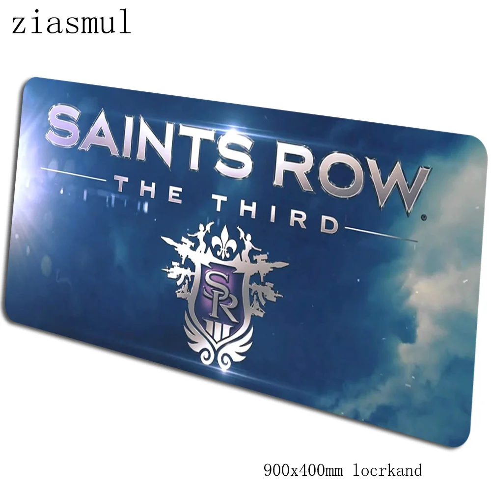 Saints row коврик для мыши esports компьютерный геймер Коврик для мыши 900x400x3 мм коврик для мыши с закрытыми краями эргономичный гаджет офисный Настольный коврик - Цвет: pattern 1