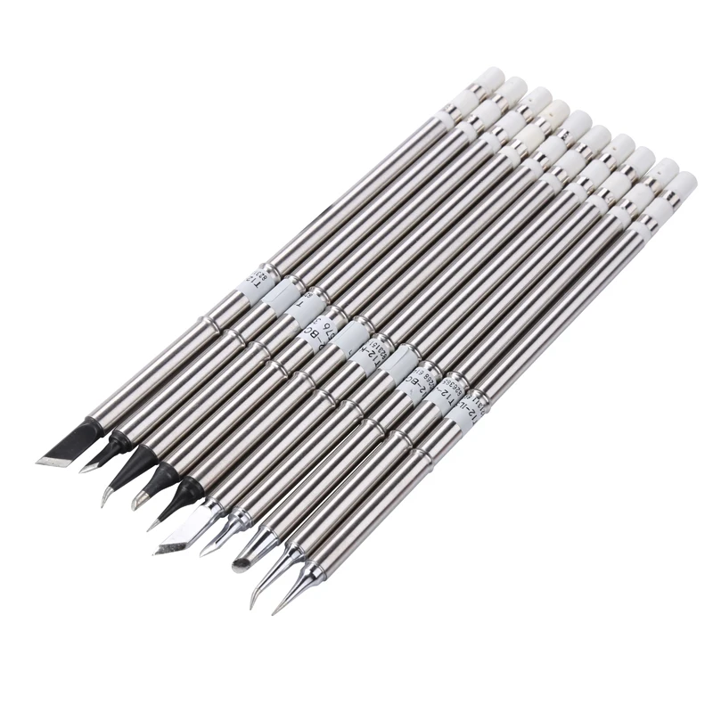 Soldering Iron Tip Lead-free Stainless Steel T12- K/BC2/KU/ILS/JL02/BC3 Replacement Welding Stings For Fx951 Rework Station aluminum stainless steel lighter aluminum solder wire firm and durable tin lead core solder wire tin lead core soldering wire