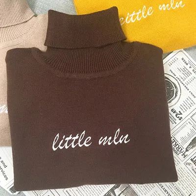 Autumn Winter Baby Boys Girls Long Sleeve Knitted Birdie Printing Sweaters Children Girls Boys Cotton Sweaters - Цвет: 18167 brown