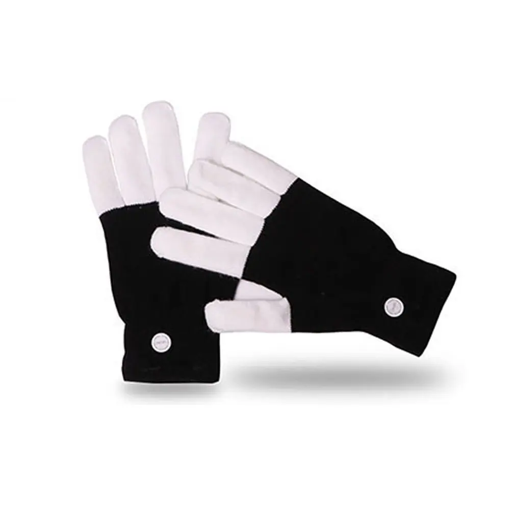 Dance Led Luminous Gloves Colorful Glowing Performance Gloves New Exotic Flash Gloves Children's Adult Gloves