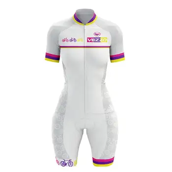 

VEZZO Women High Quality Cycling set Skinsuit cycling clothing Triathlon Bike Road Sport Clothes Running suit ski suit Jumpsuits