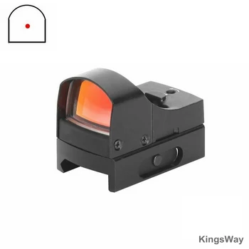 comprar Tactical Holográfica Red Dot Sight Micro Red Dot Scope Tiro Reflexo Escopo De Visão Para Airsoft Rifle Caça Sniper Engrenagem