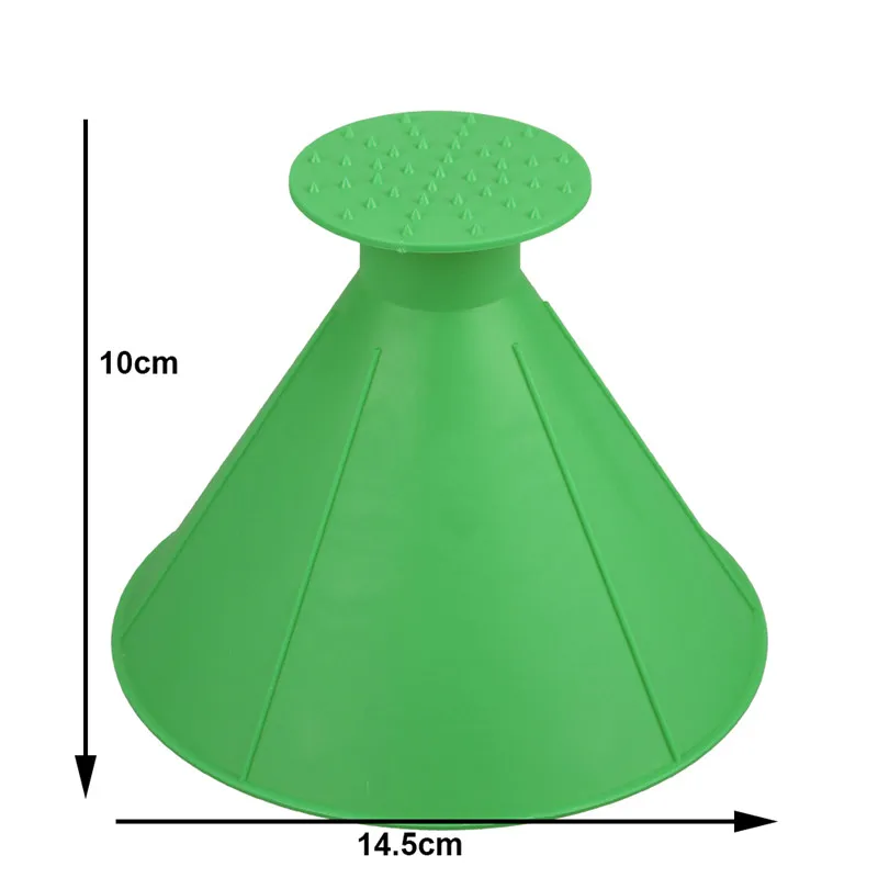 1 шт. Круглый Волшебный автомобильный скребок для льда, автомобильный конусный скребок для окон, воронка для удаления снега, инструмент для удаления льда - Цвет: A3