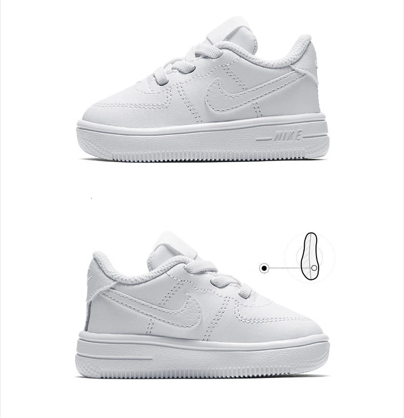 NIKE FORCE 1 оригинальная детская обувь удобные детские кроссовки дышащие Спортивные кроссовки#905220-100