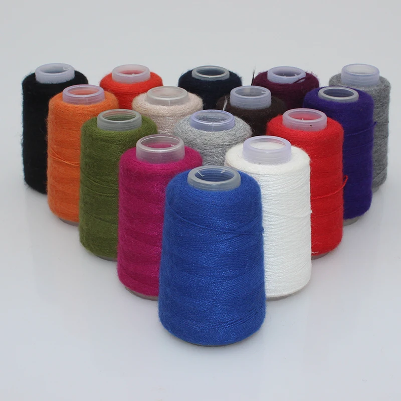 10PCS Thread for Long Hair Mink Cashmere Yarns 20Grams/roll Colorful Yarn for mink