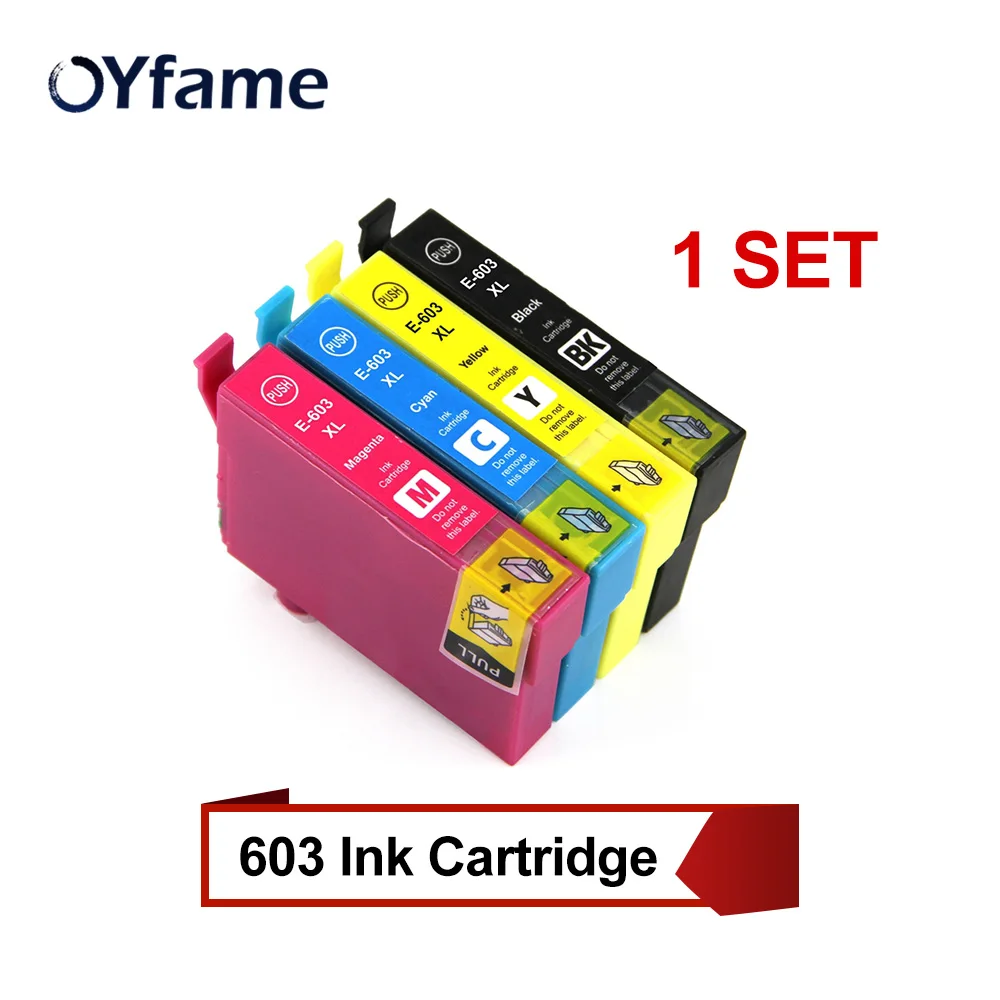 Совместимый с OYfame T603XL 603XL чернильный картридж для Epson 603 зеркальная фотография |