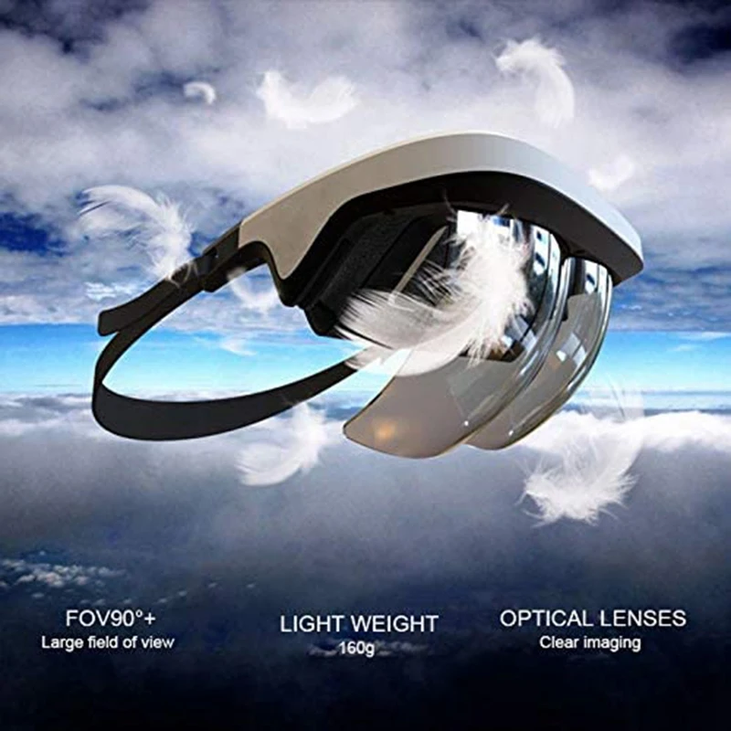 HRBox 2 AR headset model 2 - light weight optical lenses with clear imaging