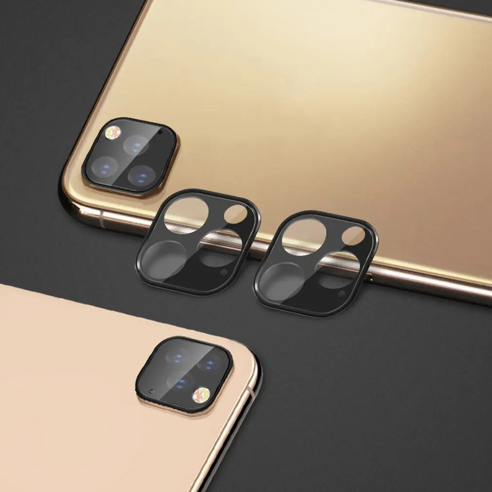 Чехол для задней камеры с полным покрытием для IPhone 11 Pro, чехол из титанового сплава с закаленным стеклом, защита для задней камеры