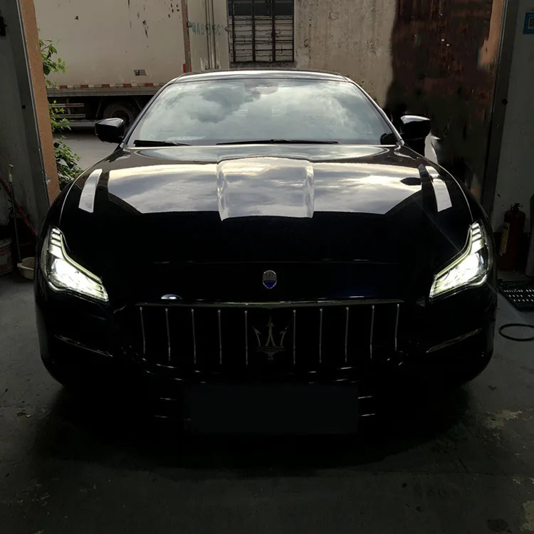 DY_L автомобильный стиль для Maserati Quattroporte фары 2013 для Quattroporte полный светодиодный налобный фонарь DRL