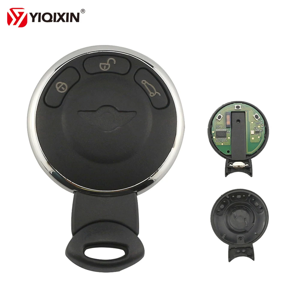 YIQIXIN 315/315LP/433/868Mhz PCF7952 ID46 Chip 3 Buttons Remote Smart Card Car Key For BMW MiNi Cooper 2007-2014 Keyless Entry yiqixin 2 buttons remote car key control for toyota yaris hiace hilux vigo innova corolla rav4 2009 4d67 g chip fcc b41ta toy43