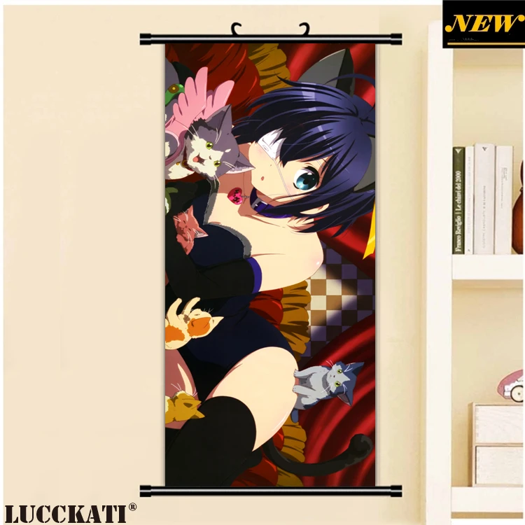 8 animal_ears chuunibyou_demo_koi_ga_shitai! eyepatch ikeda_kazumi neko nekomimi tail takanashi_rikka thighhighs_副本 (2)