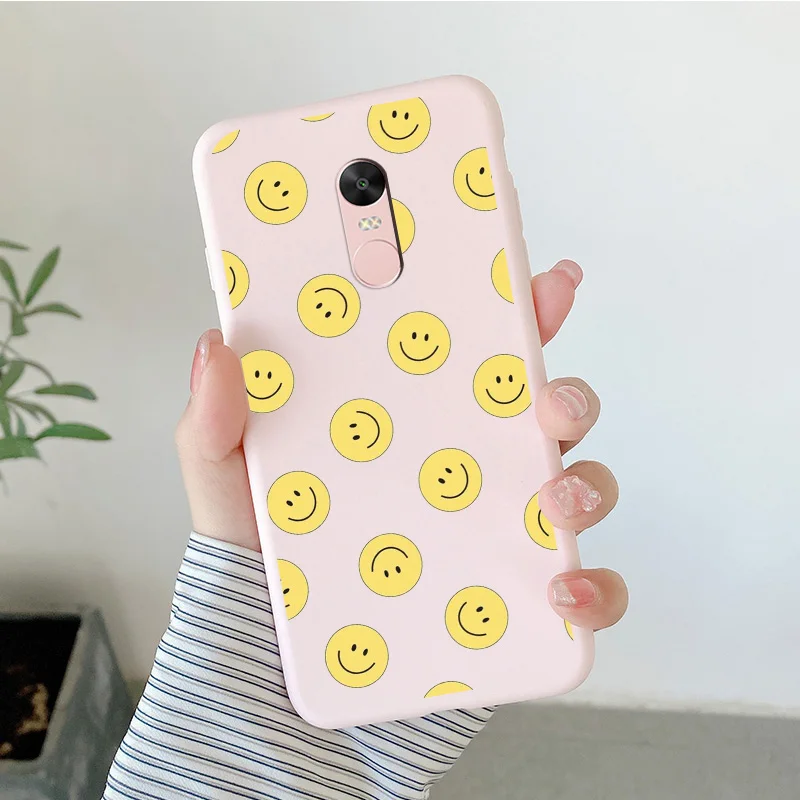 Matte Silicone Soft TPU Shell For Xiaomi Redmi Note 4 4x Note 5Pro Note 5A Cartoon Butterfly Shell For Redmi Note5a Phone Cover cell phone lanyard pouch Cases & Covers