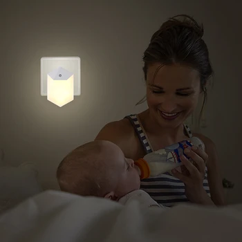 

Intelligent Lighting Control Night Light Bedroom Decoration Lamp Feeding Lamp(EU Plug)