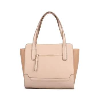 

Newest Lady's handbag soft PU women bag designer shoulder bag female top-handle tote Beige bag