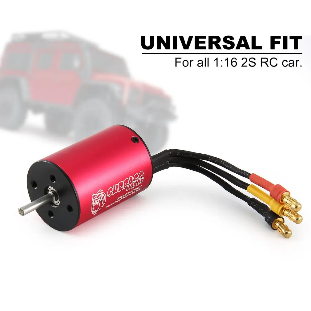 SURPASSHOBBY 2838 5700KV/5100KV Brushless Motor 2S 3S for Traxxas/HSP 1:14,1:16 RC Drift Racing Climbing Off-road Car Sensorless