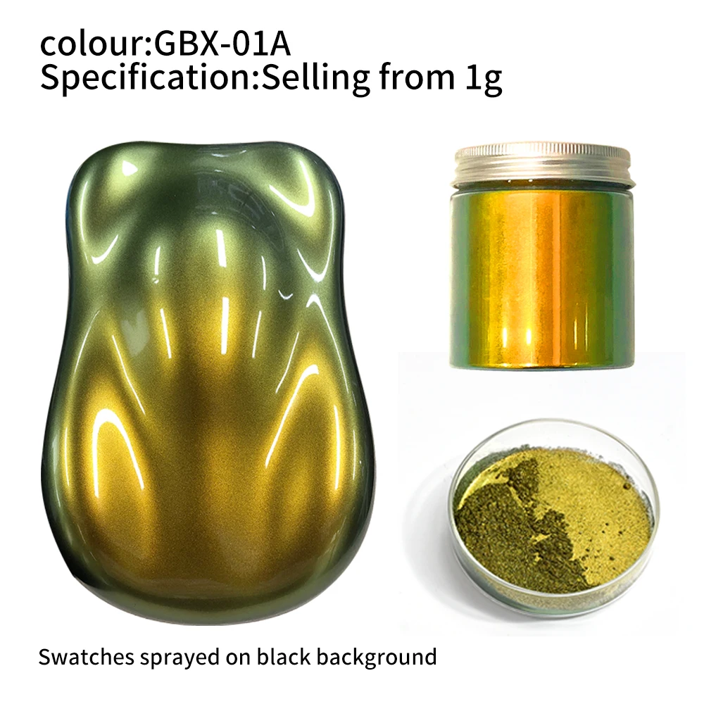 GBX Magic Starry sky Mirror Effects Holographic Chameleon Transparent Rainbow Nail Art Flake Pigment Powder Nail Art Powder nail powder nail pigment nail decoration nail decorations nail flakes