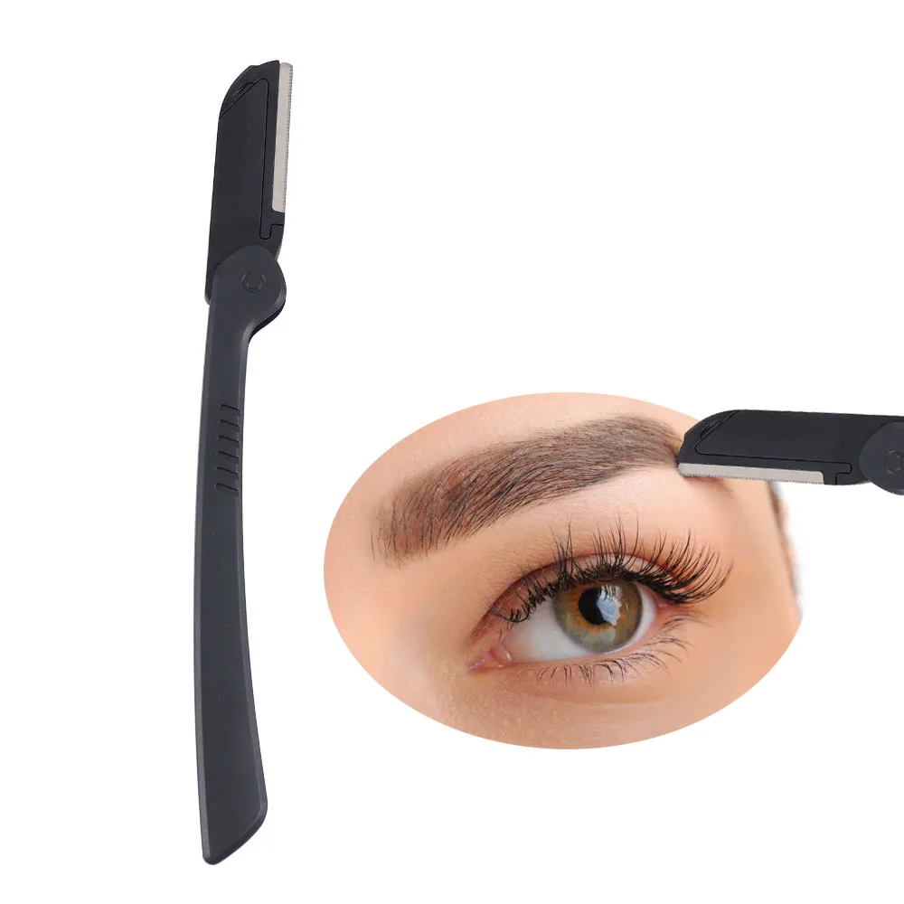 Face Hair Remover Beginner Eyebrow Trimmer Female Portable Safe Shaver Eye Brow Trimming Knife Makeup Beauty Cosmetic Tool 1Pc eyebrow trimmer set eyebrow trimmer eyebrow razor set hair shaver eyebrow razor facial hair remover eyebrow scissors hair remover eyebrow trimmer blade