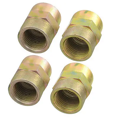 

4 Pcs 1/2" to 1/2" NPT Thread Hex Nipples Air Hydraulic Hose Tube Connectors