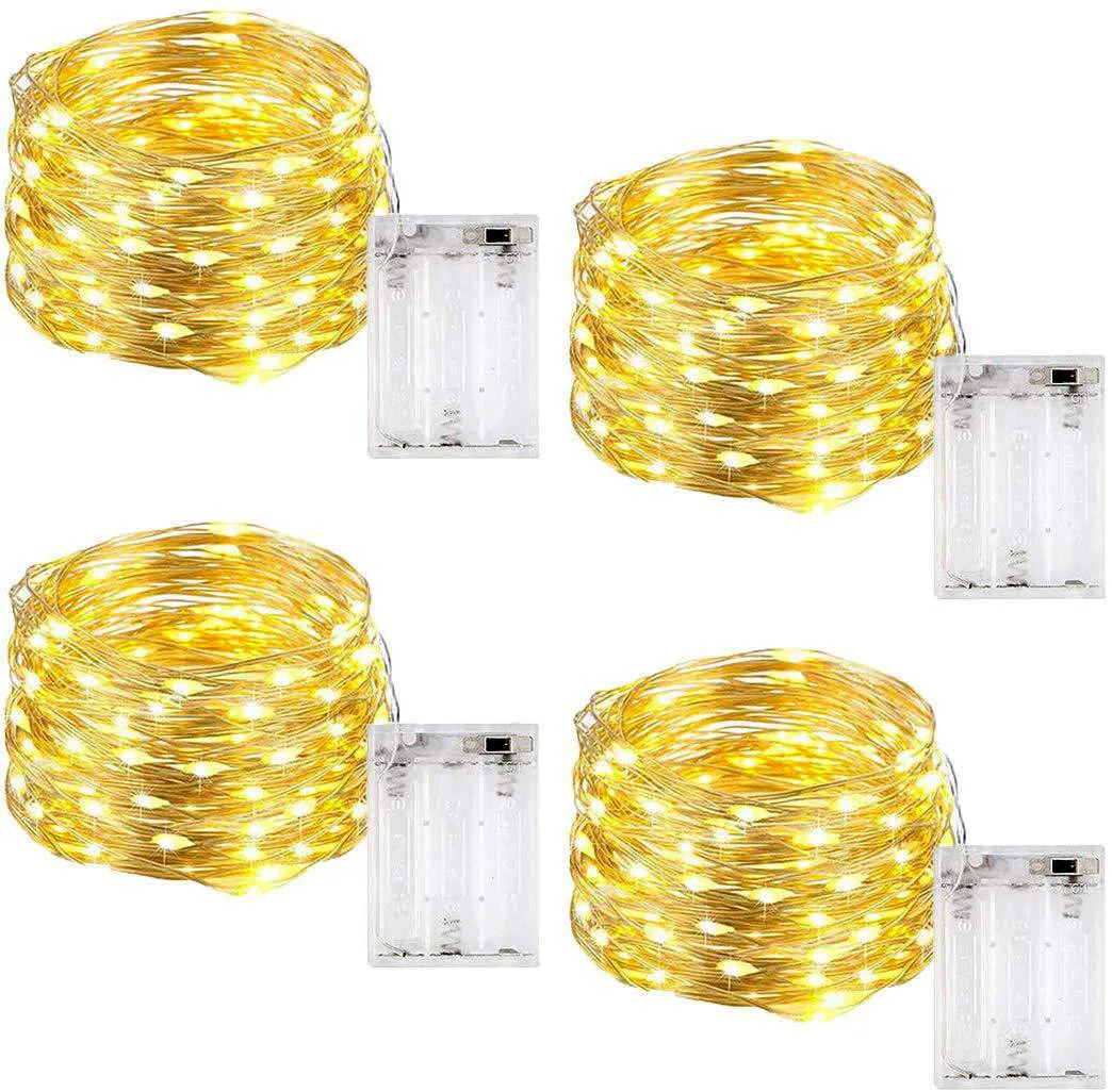 

Fairy Lights Battery Operated 100LED String Lights USB Control Timer Twinkle String Lights Firefly Lights String Waterproof