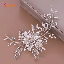 Последние хрустальные стразы свадебный головной убор ручной работы головная повязка для невесты Свадебные аксессуары