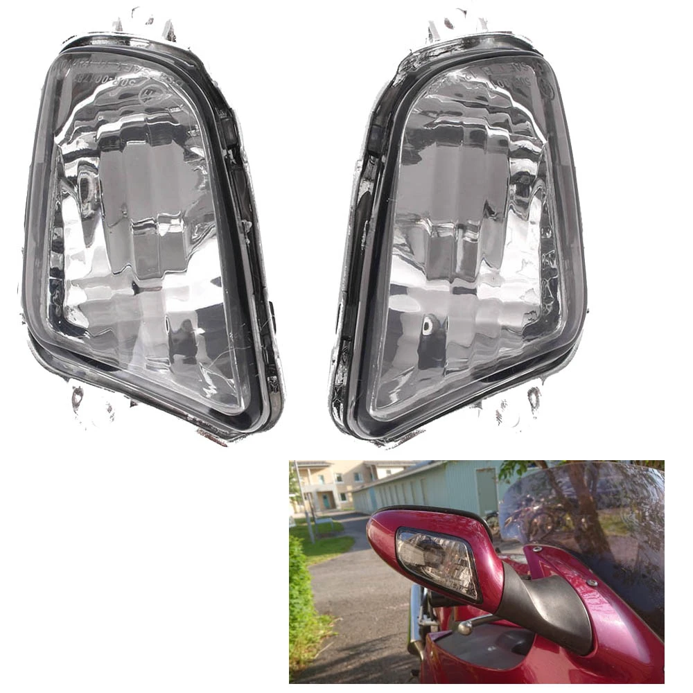 Front Indicator Turn Signals Blinker Light Lens for Honda CBR1100XX 1997-2006 tb