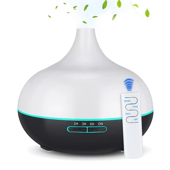 

KEBEIER 550ml USB Aroma Diffuser Humidifier with 7 Color Changing LED Lights USB cool mist maker Air Purifier for Office Home
