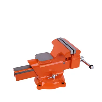 

6inch Work Bench Vise Heavy Duty Rotating Pipe Jaws 360-Degree Swivel Base and Head with Anvil Vice