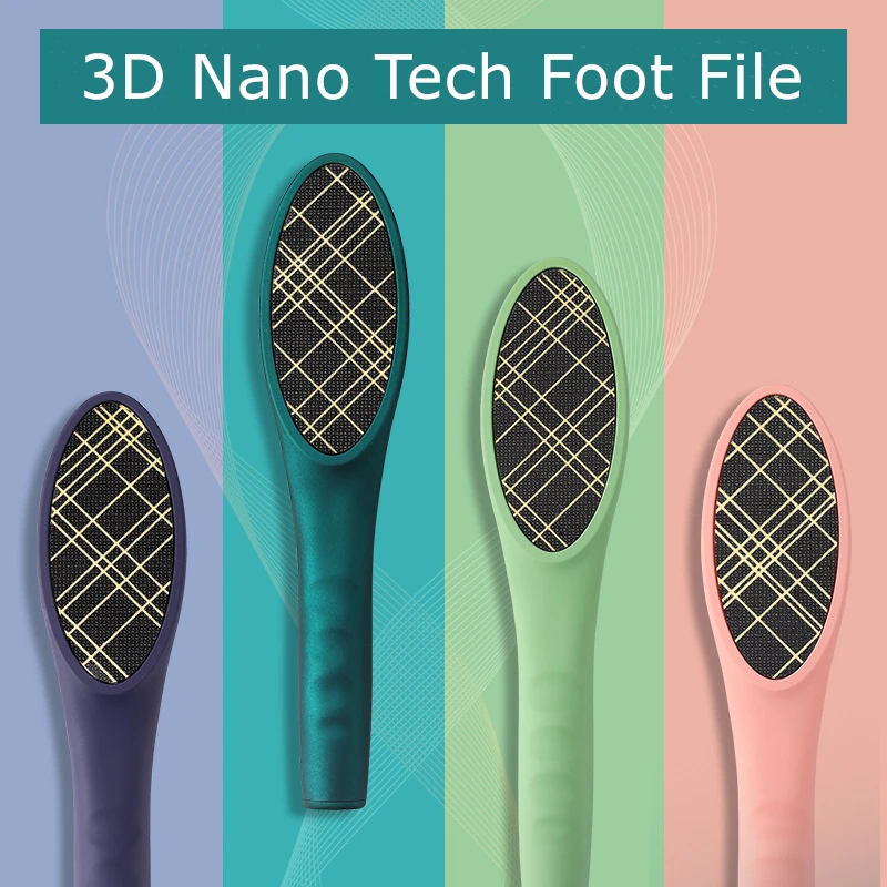 Foot Scrubber Nano Glass Foot File Gently & Effectively Remove Dead