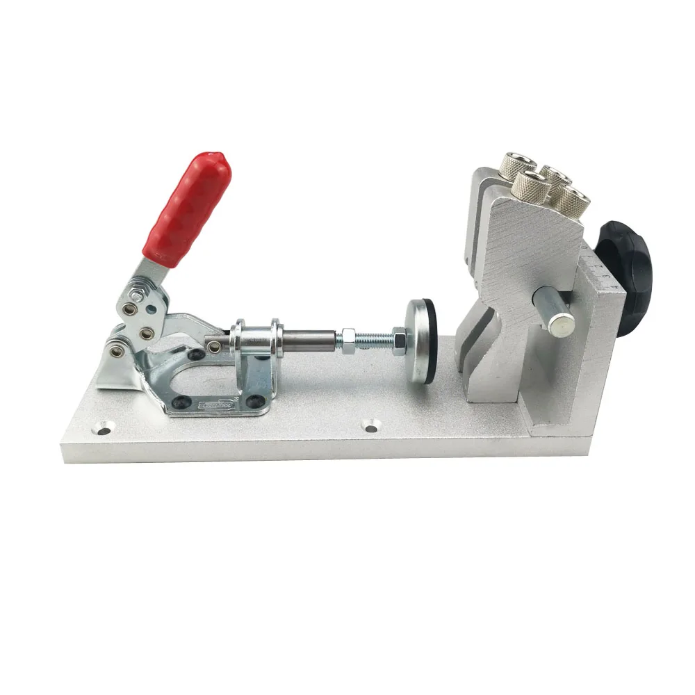 

Woodworking Pocket Hole Jig System Guide Carpenter Kit Inclined Hole Drill Tools Camp Base 9.5mm Drill Bit Kit