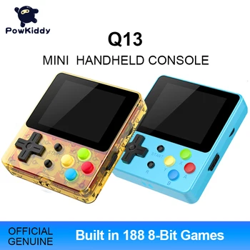 

Powkiddy Q13 LDK 88FC Handheld Video Game Console Built-In 188 8-Bit FC Games 2.4 Inch IPS Screen Children's Gift Support TV