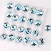 Cristal de vidrio Rivoli round forma mm 8mm 10mm arco iris y jalea dulces colores AB pointback pegamento en cuentas de diamantes de imitación apliques diy trim ► Foto 2/6