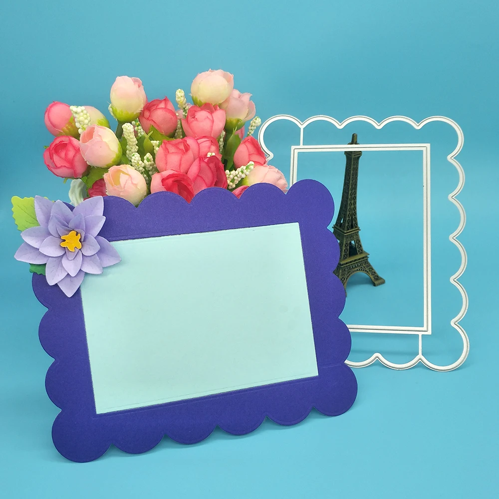 

3D photo frame metal cutting dies, scrapbook, photo frame, photo album decoration, DIY handmade art