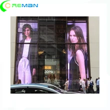 Большой торговый центр театральный центр высокая прозрачность светодиодные украшения прозрачные светодиодные видео настенные светодиодные панели