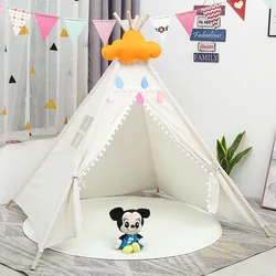 Wigwam tienda de campaña para niños, casa de juegos para tienda de acampada para niños, tiendas de interior