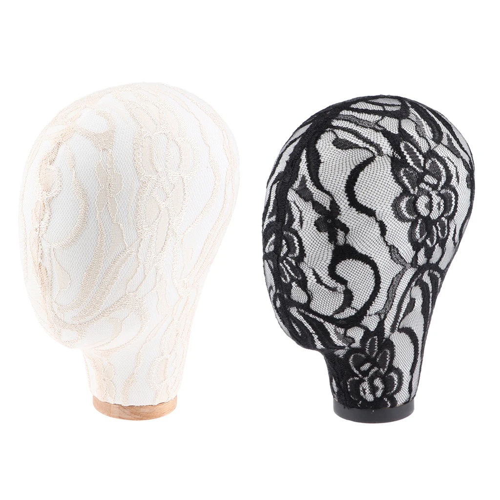 22'' Lace Foam Block Head For Hair Extension Lace Wigs Making and Display Styling Mannequin Manikin Head with Detachable Stand