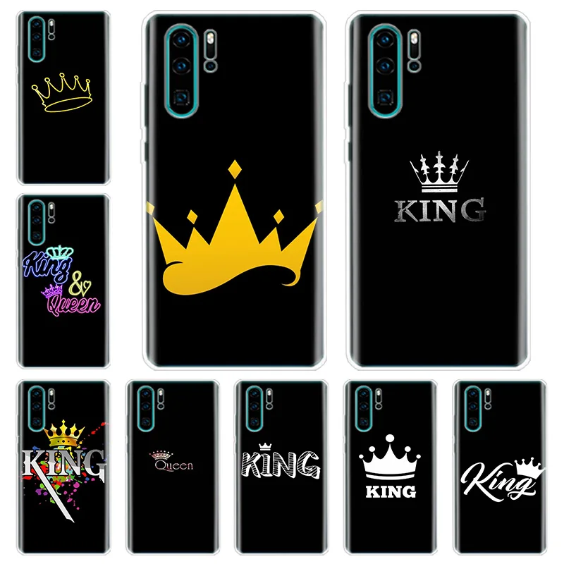 

Cartoon Crown King and Queen Phone Case For Huawei Honor 20 10 9 9X 8A 8S 8X 7X 7A Lite Pro 10I20I Y5 Y6 Y7 Y8 Y9 V20 V30 Y9S Co