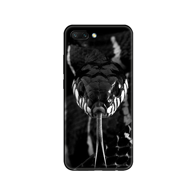honor 10 case soft silicon tpu back phone cover for huawei honor 10 Case Etui protective printing coque black tpu case