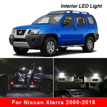 Nội Thất LED Dành Cho Xe Nissan Xterra 2000 2015 Xi Nhan Canbus Xe Bóng Đèn Trong Nhà Dome Bản Đồ Đọc Thân Cây Đèn Không Báo Lỗi Tự Động đèn Bộ