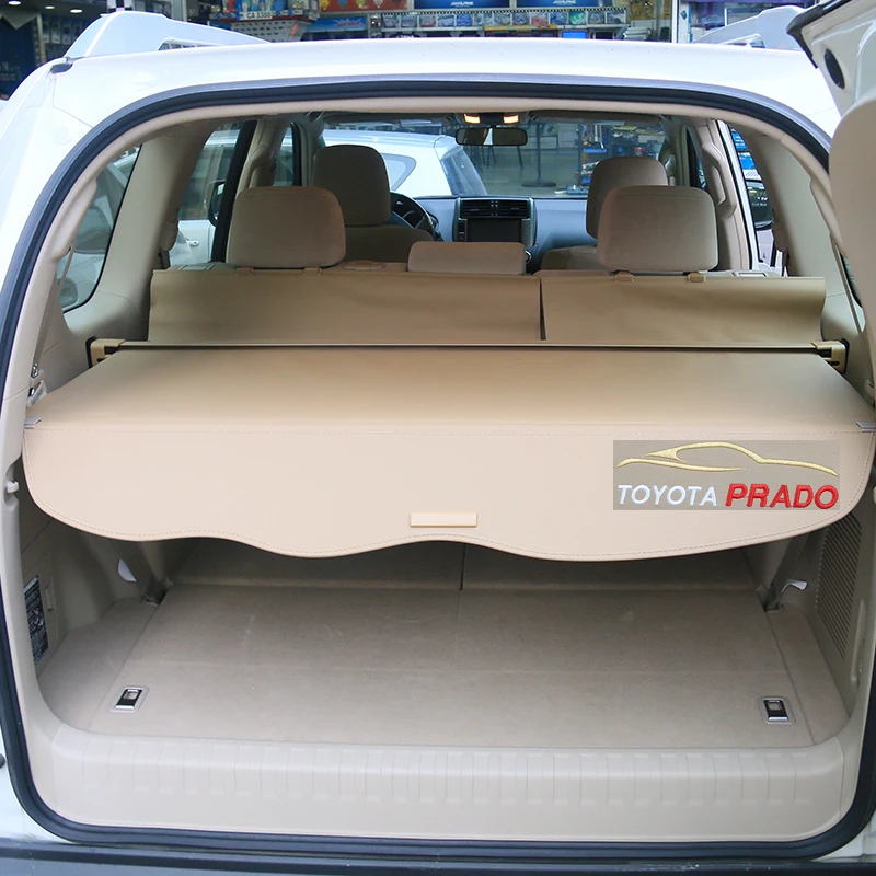 Для Toyota Prado 4000 ствол штора занавеска перегородка Prado 2700 задний багажник для хранения занавес для хранения