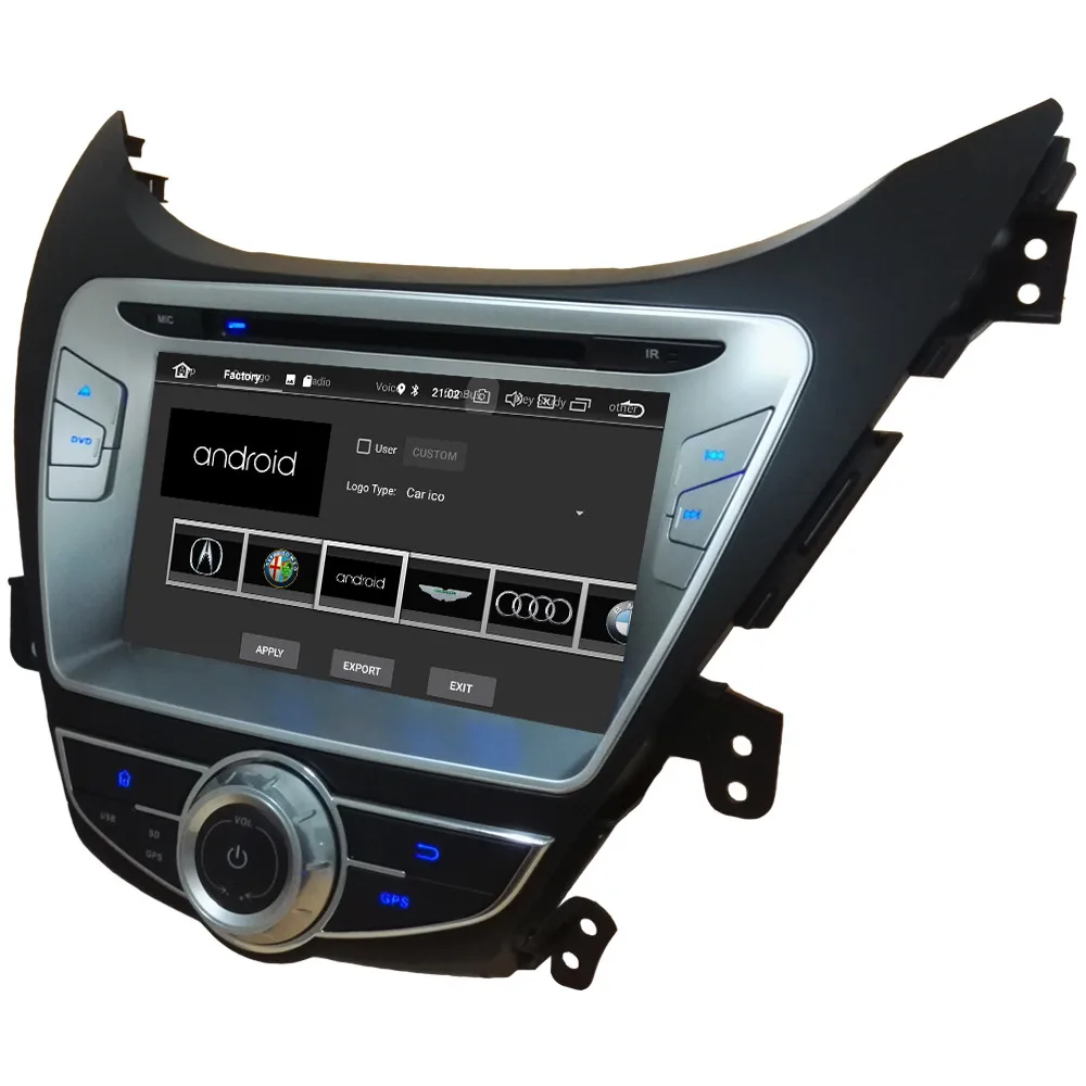 Cheap Klyde IPS 4G Android 9 Octa Core 4GB RAM 64GB ROM DSP Car DVD Multimedia Player Stereo For Hyundai Avante Elantra I35 2010-2013 4