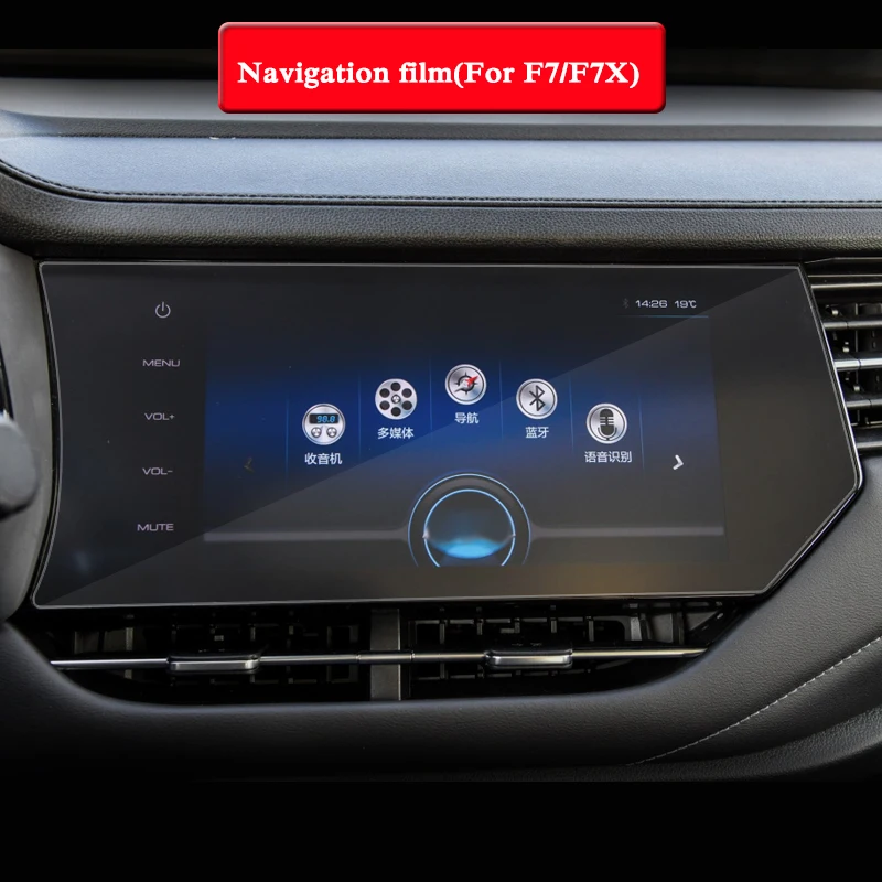 Автомобильный Стайлинг gps навигационный экран Стеклянная Защитная пленка для Great Wall Haval F7/F7X- приборная панель ЖК-экран Автомобильная наклейка
