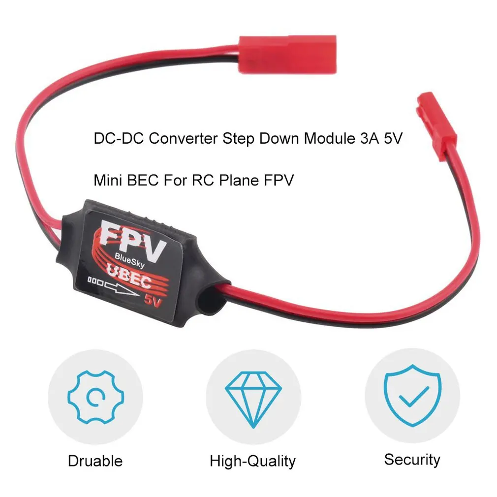 Высокое качество Портативный DC конвертер понижающий модуль 3A 5V Мини BEC для RC